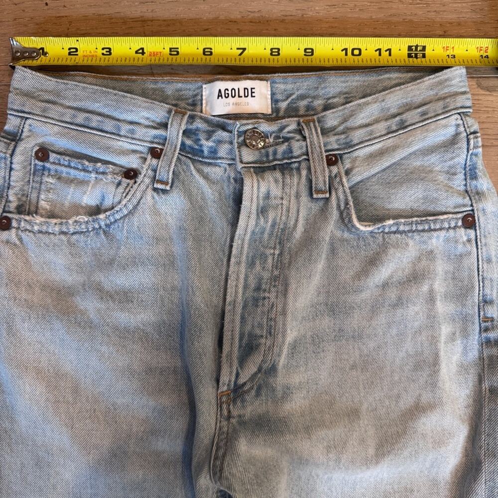 Agolde Riley High Rise Cropped Jeans Size 25 - Picture 10 of 16